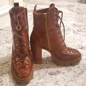 Michael Kors Lace Up Boots